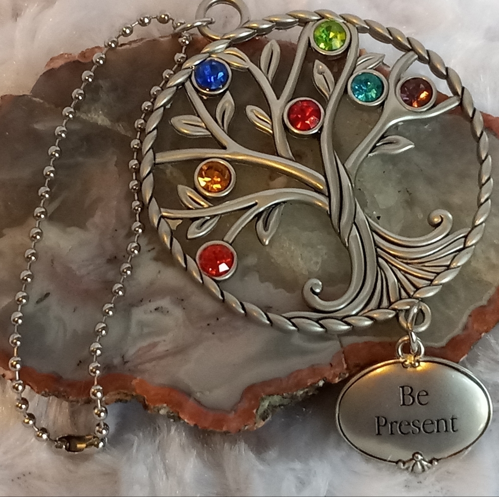 NWOT "Be Present" Tree of Life Ornament